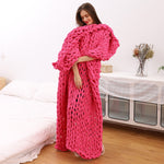 Chunky Knitted Blanket