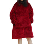 Hoodie Blanket With Sleeves
