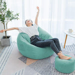 Lazy Sofa Cover Solid Chair Covers