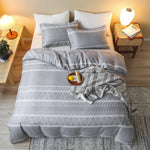 Bedding Sets Gray Geometric