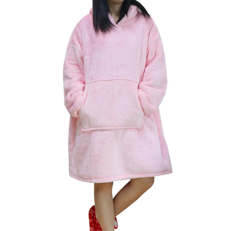 Hoodie Blanket With Sleeves