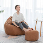 Lazy Sofa Cover Solid Chair Covers