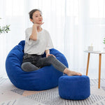 Lazy Sofa Cover Solid Chair Covers