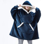 Hoodie Blanket With Sleeves