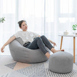 Lazy Sofa Cover Solid Chair Covers